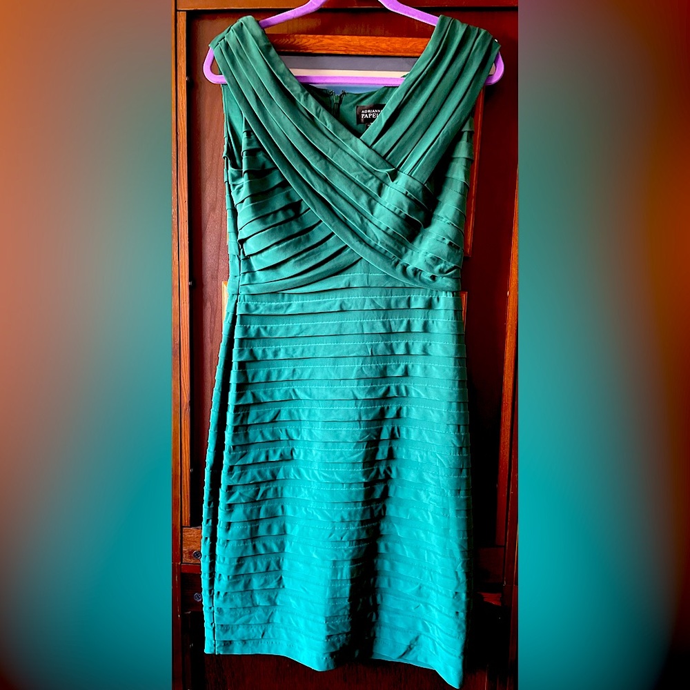 Dark green dress